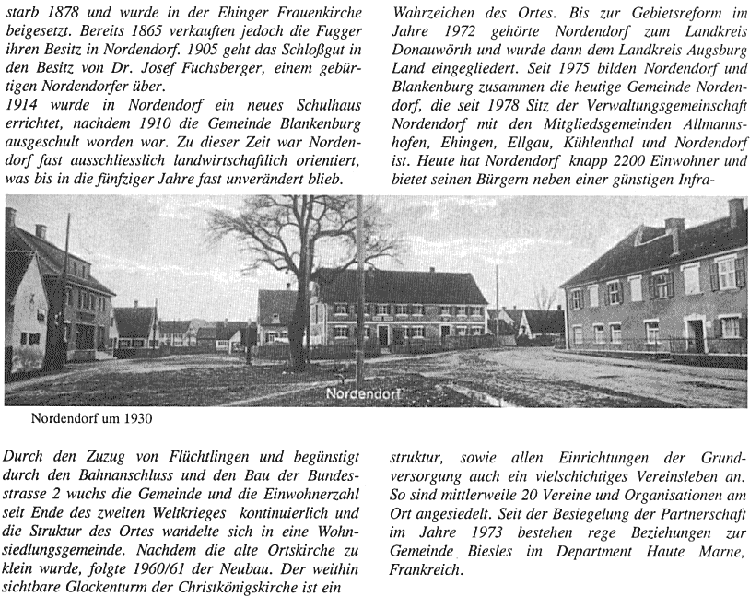 Geschichte von Nordendorf